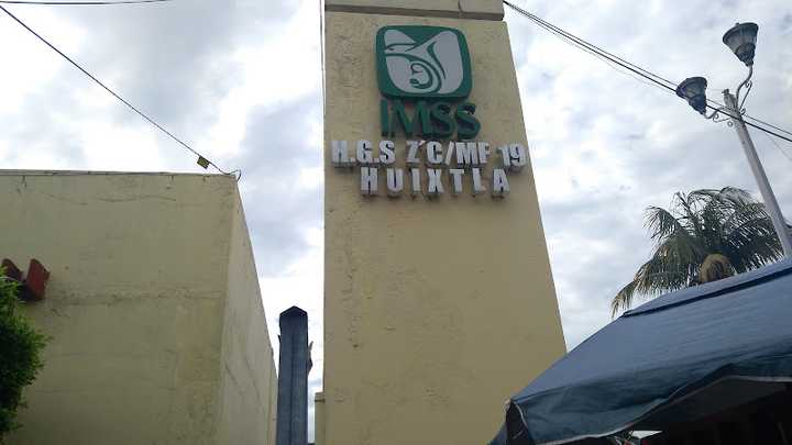 Fotografia tomada fuera de Instituto Mexicano Del Seguro Social IMSS - Oficina de la Seguridad Social en Huixtla, Chis.