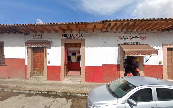 Fotografia tomada fuera de PRESTAMEX - Bank en Pátzcuaro, Mich.