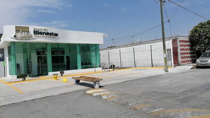 Fotografia tomada fuera de Banco del Bienestar - Teotihuacán Acatitla - Banco en Teotihuacán de Arista, Edomex.