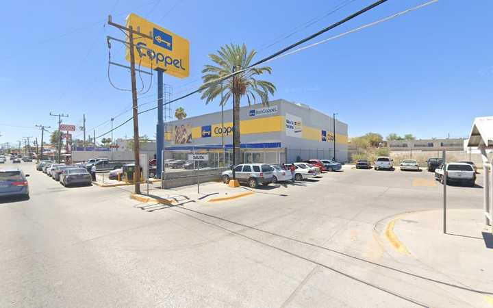 Fotografia tomada fuera de BanCoppel Las Américas - Banco en Sonoyta, Son.