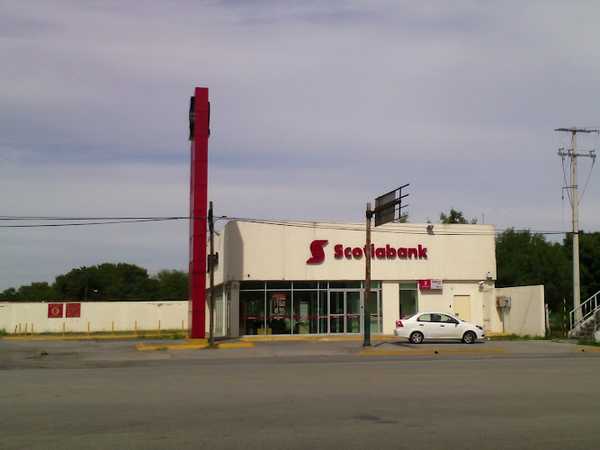 Fotografia tomada fuera de Scotiabank Montemorelos - Banco en Montemorelos, N.L.