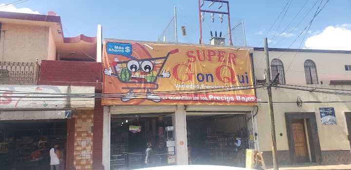 Fotografia tomada fuera de Super Gonqui - Comercio en Concepción del Oro, Zac.