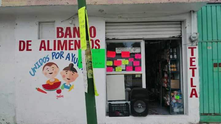 Fotografia tomada fuera de Banco de alimentos Tetla - Tienda de alimentación en Tetla, Tlax.