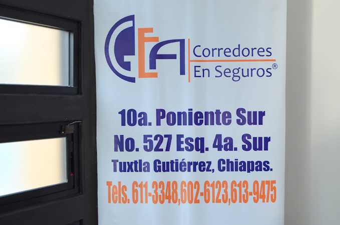 Fotografia tomada fuera de GEA Corredores de Seguros - Compañía de seguros en Tuxtla Gutiérrez, Chis.