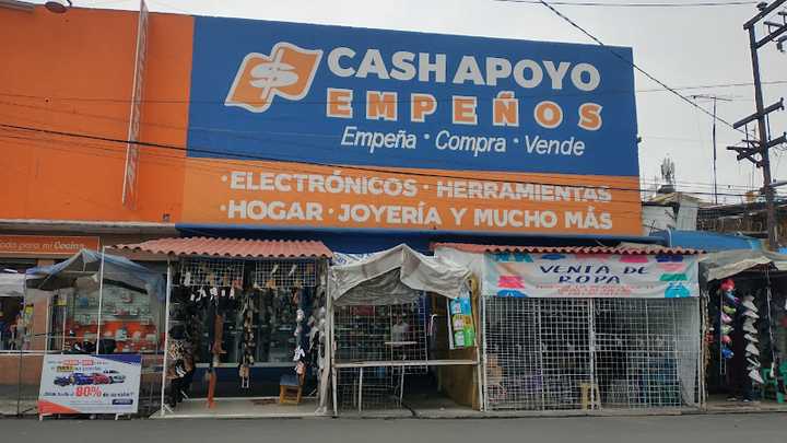 Fotografia tomada fuera de Cash Apoyo Empeños Avenida Cuauhtémoc - Casa de empeños en Cdad. Nezahualcóyotl, Edomex.