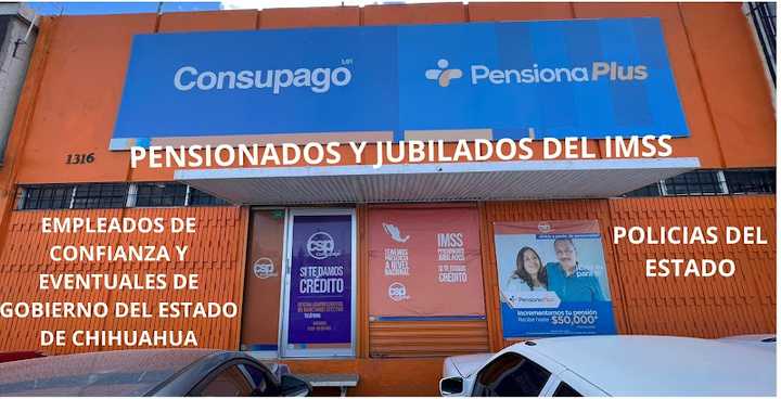Fotografia tomada fuera de Consubanco-Opcipres Chihuahua-Préstamos Pensionados y Jubilados IMSS - Institución financiera en Chihuahua, Chih.